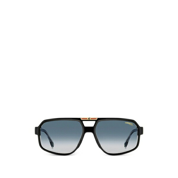 カレーナ メンズ サングラス・アイウェア アクセサリー Victory 26/s geometric-frame sunglasses Black｜asty