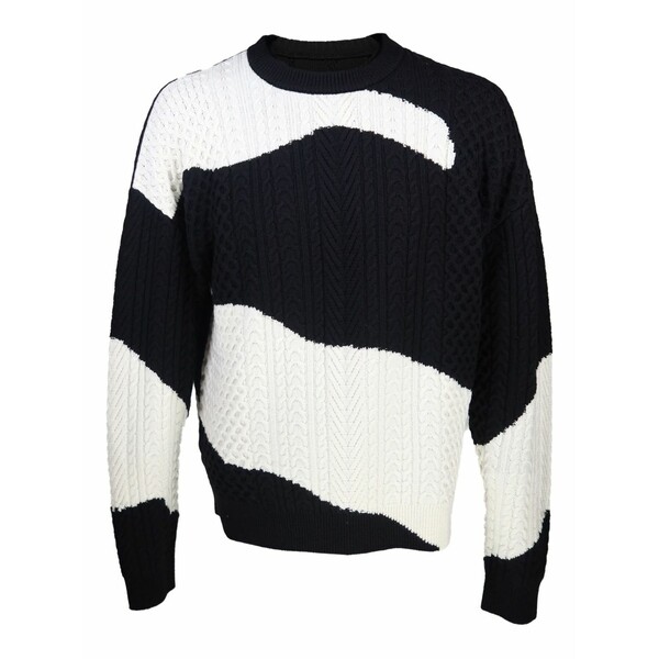 ミストリーハードレアリシーン メンズ 編み物\u0026スウェーター アウター Cable knit sweater Black