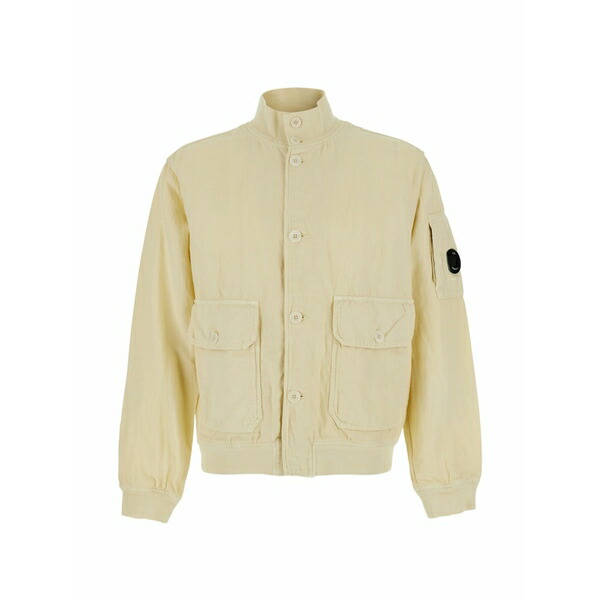 シーピーカンパニー メンズ 厚地の外套 アウター Multi-pocket jacket Neutrals