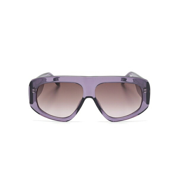 ジ アティコ レディース 黒眼鏡＆アイウェア 付属物 Oversize-frame sunglasses Purple