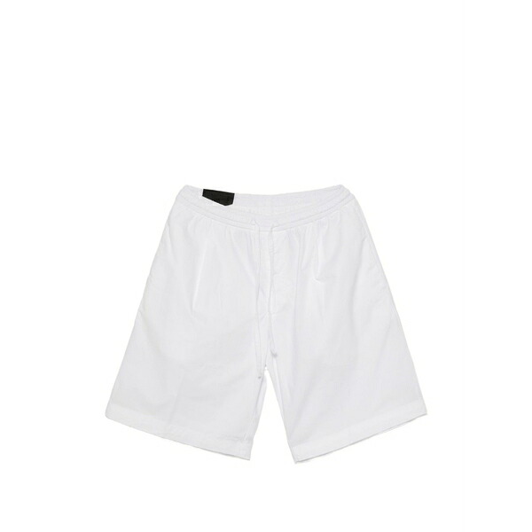 マイケル 電話を掛ける メンズ 心地よいズボン下 ボトムス Drawstring-fastening shorts White