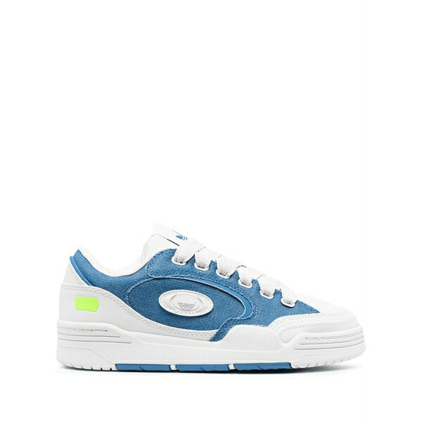 アディダス レディース スニーカー シューズ Logo-patch canvas sneakers Blue｜asty