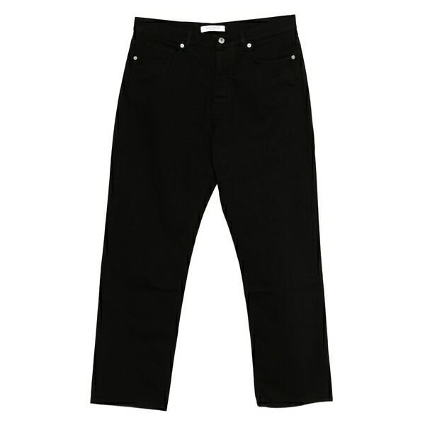 住みか 稲荷 メンズ ジーンズズボン下 ボトムス Straight-leg jeans Black