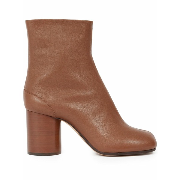 マルタンマルジェラ レディース ブーツ シューズ Tabi leather ankle boots Brown