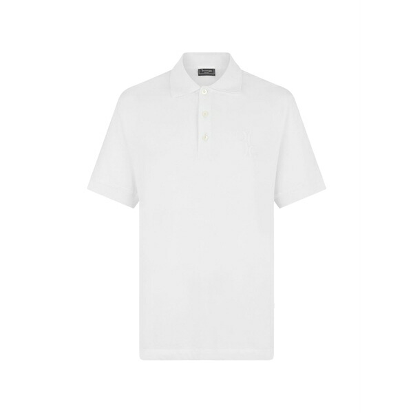 ビリオネア メンズ スポーツシャツ トップス Baroque polo shirt White