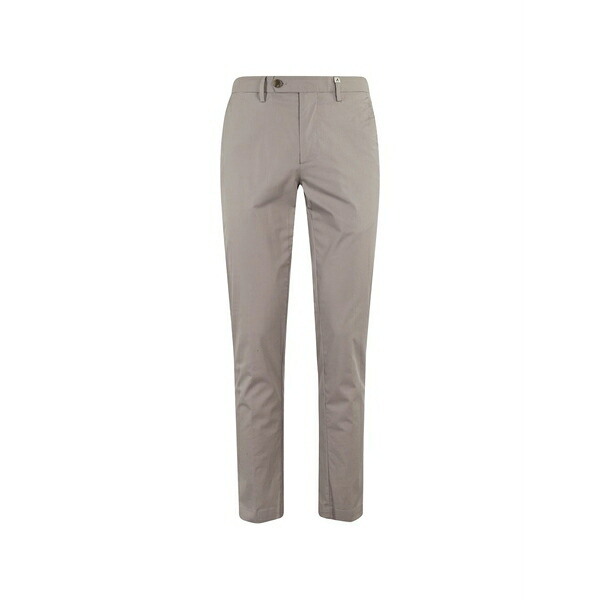 ミース メンズ カジュアルパンツ ボトムス Slim-fit tailored trousers Grey|asty