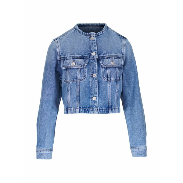 シチズンズ オブ 人間らしさ レディース 上衣＆上衣 アウター Buttoned cropped jacket Blue