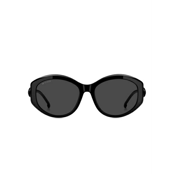 エトロ レディース 黒眼鏡＆アイウェア 付属物 Logo-print sunglasses  Black