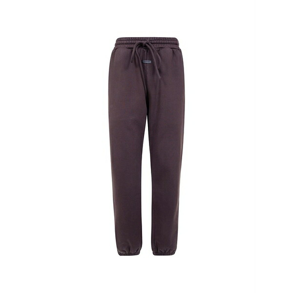 フィアオブゴッド メンズ 心地よいズボン下 ボトムス Logo-patch drawstring track pants Purple