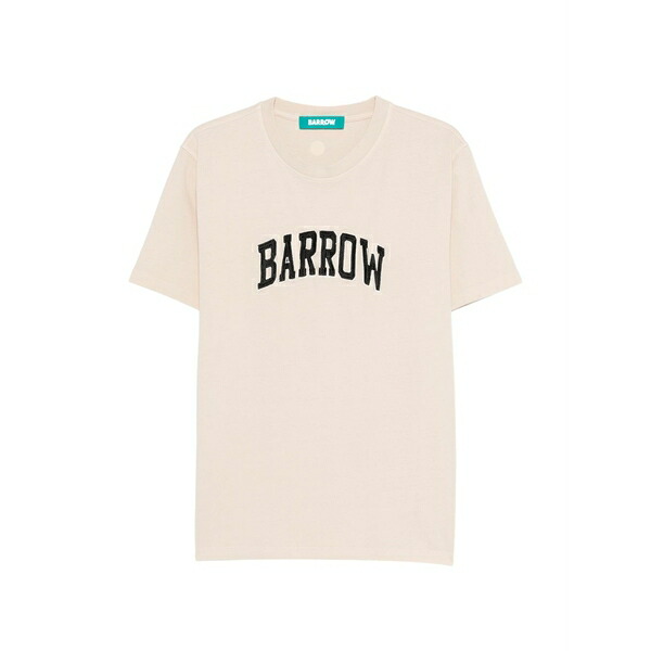 バロウ メンズ ティーシャツ トップス Logo t-shirt Neutrals