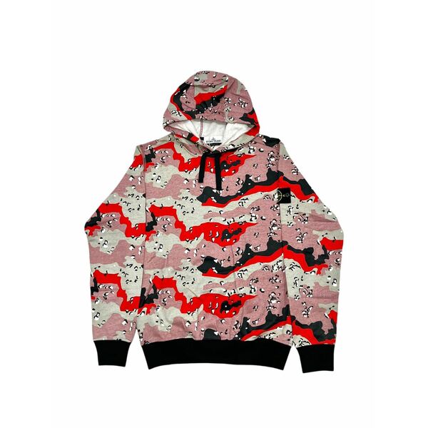 ストーンアイランド メンズ パーカー・スウェットシャツ アウター Artcol camouflage-print hoodie Pink