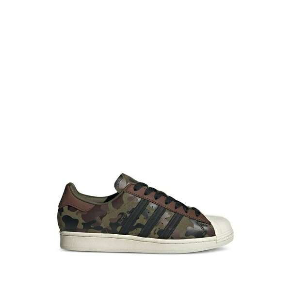 アディダス メンズ スニーカー シューズ Superstar camo low-tops sneakers Brown
