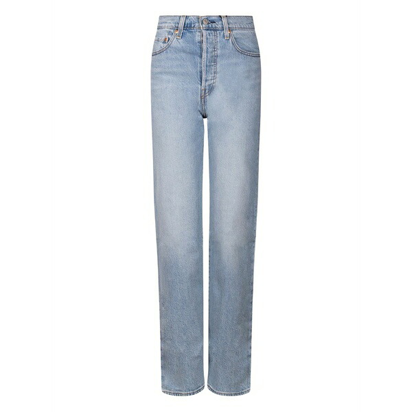 リーヴァイズジーンズ レディース ジーンズズボン下 ボトムス Button zip jeans  Blue