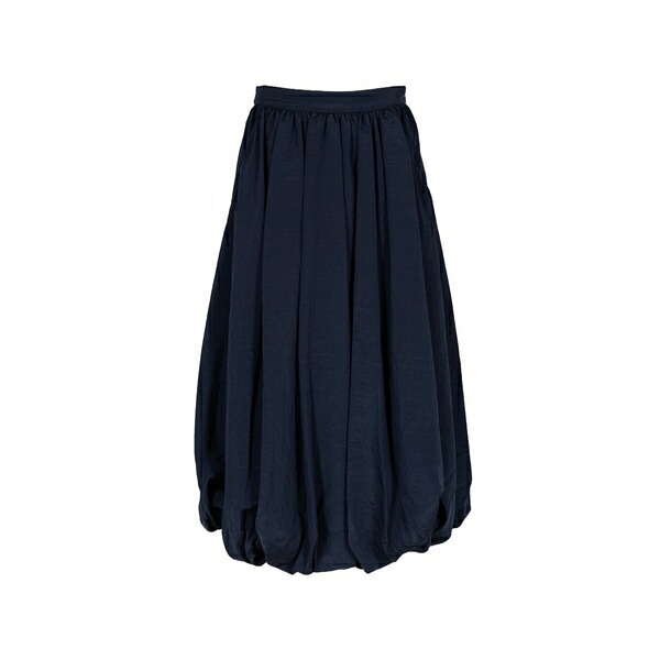 サンクアセプト レディース スコート ボトムス Allinae gathered bubble-hem mid skirt Blue