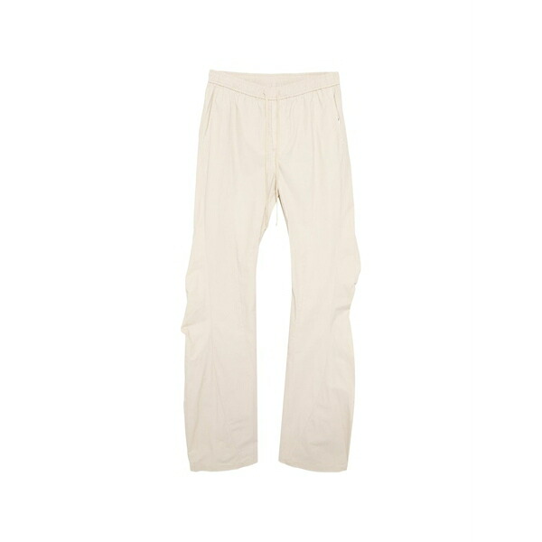 ユリウス メンズ カジュアルパンツ ボトムス Drawstring-waist panelled trousers Neutrals｜asty
