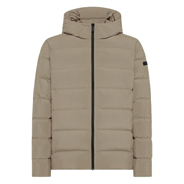 アールアールディ メンズ ジャケット&ブルゾン アウター Hooded zip jacket Neutrals|asty