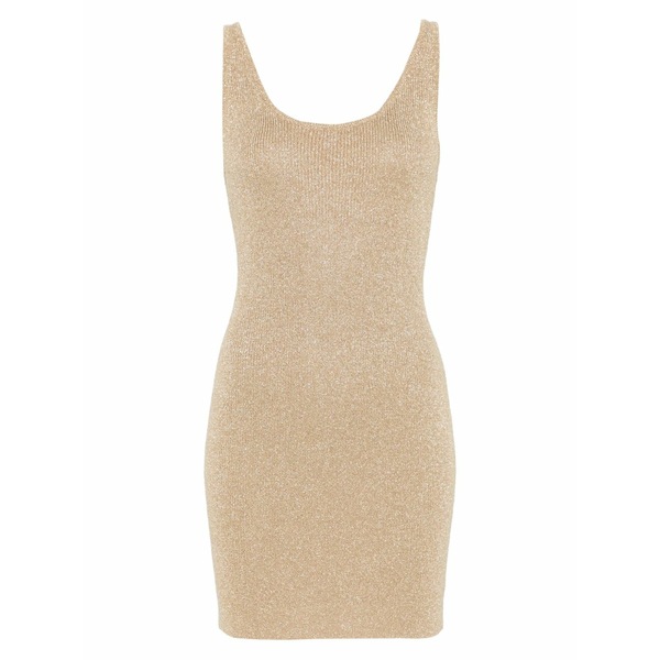 エムシーツーセイントバース レディース 衣裳 トップス Lurex dress Gold