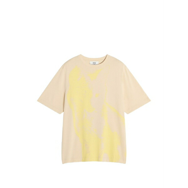 棲み家 稲荷 レディース ティーシャツ トップス Fox-print t-shirt Neutrals