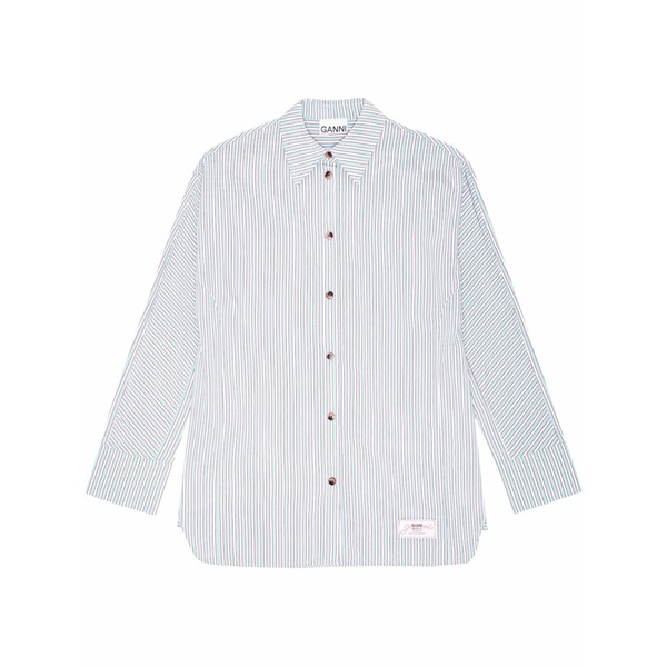 ガニー レディース プルオーバー トップス Striped shirt White