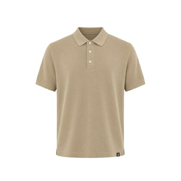 グランサッソ メンズ スポーツシャツ トップス Short-sleeve polo shirt Neutrals