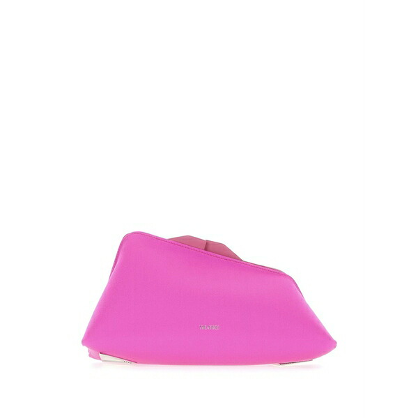 ジ アティコ レディース クラッチペダル御徒面子 御徒面子 Asymmetric clutch bag Pink