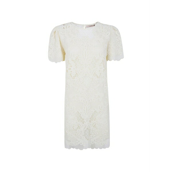 ツイン仕掛ける レディース 衣装 トップス Scalloped lace dress Neutrals