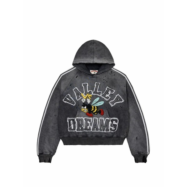 頭を覆う物 メンズ パーカー・スウェットシャツ アウター Graphic-print hoodie Grey