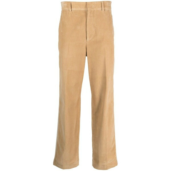 パーム・エンジェルス メンズ 心地好いズボン下 ボトムス Crochet-stripe cotton corduroy trousers Neutrals