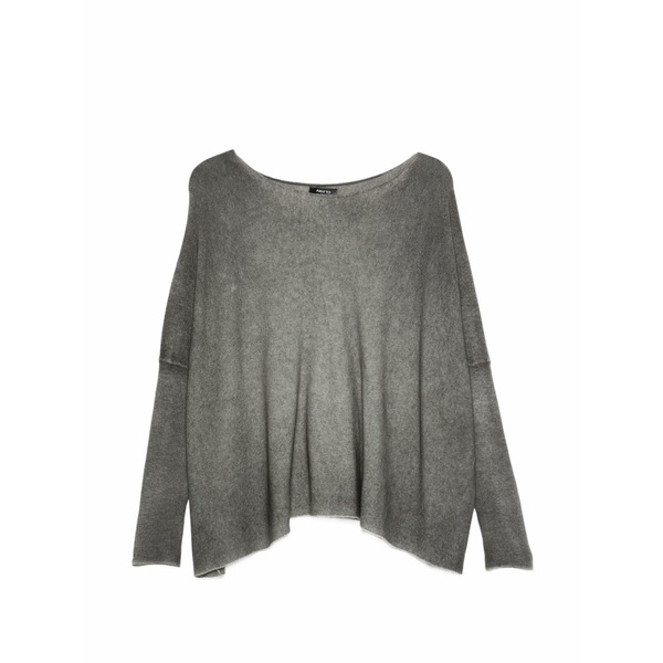 アヴァントワ レディース 編み物\u0026スウェーター アウター Cashmere sweater Grey