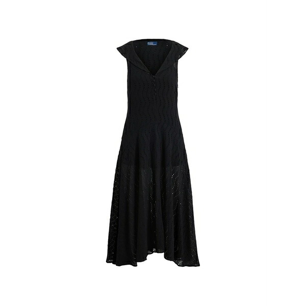 ラルフローレン レディース 衣裳 トップス Lynton ruffled MIDI dress Black