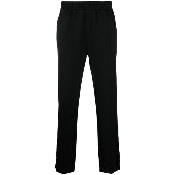 リプレゼント メンズ 心地好いズボン下 ボトムス Straight-leg elasticated trousers Black