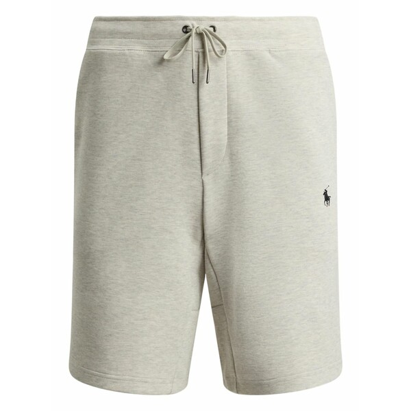 ラルフローレン メンズ カジュアルパンツ ボトムス Embroidered double-knit track shorts Grey｜asty