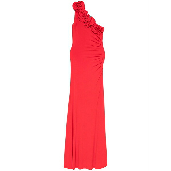 ニッサ レディース 衣裳 トップス Floral-appliqu￡ maxi dress Red