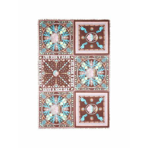 ガニー レディース えり巻き・袈裟・えり巻き 付属物 Printed scarf Brown