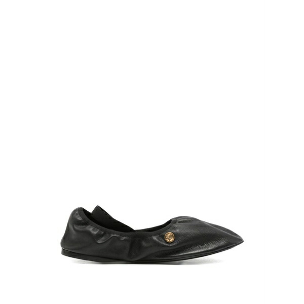 ヴェルサーチ レディース サンダル シューズ Guanto medusa ballet flats Black｜asty