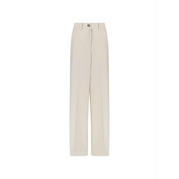 野球クラブ はたご屋 ザ 燕尾服 レディース 心地よいズボン下 ボトムス Logo-patch wide-leg trousers Neutrals