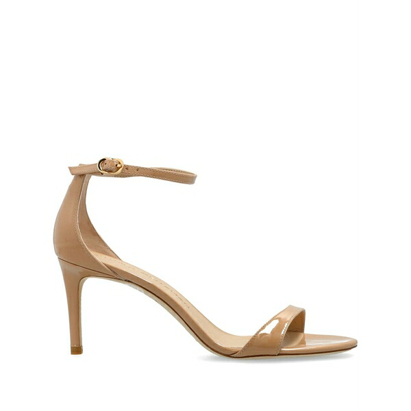 スチュアート ワイツマン レディース サンダル シューズ 75粍 leather sandals Brown