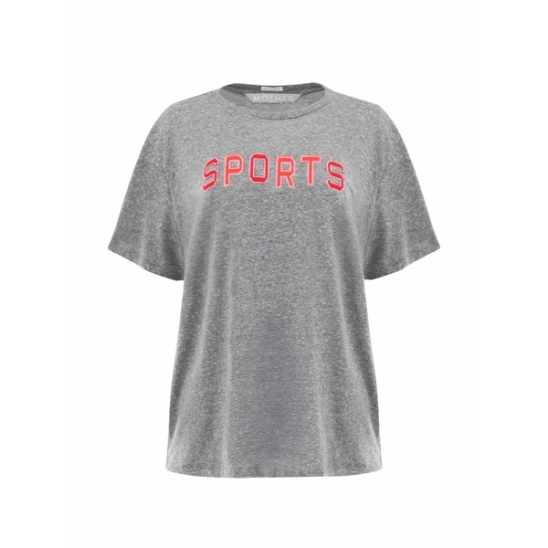 母ちゃん レディース ティーシャツ トップス The rowdy t-shirt Grey
