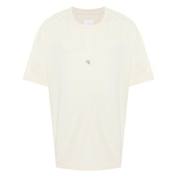 ジバンシー メンズ ティーシャツ トップス 4g-detail cotton t-shirt Neutrals
