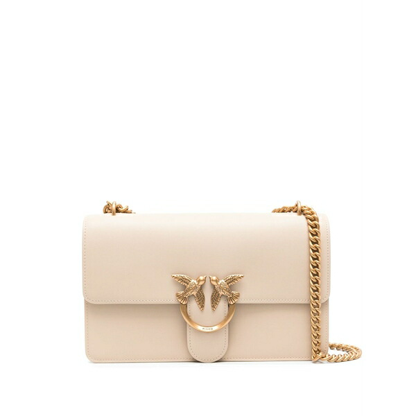 ピンコ レディース ショルダーバッグ 御徒面子 Love one classic shoulder bag Neutrals