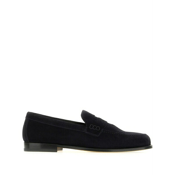 ドンカルズ メンズ スリッポン・ローファー シューズ Suede loafers Blue|asty