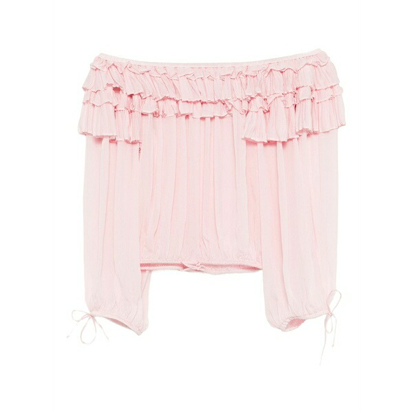 シンシアローレイ レディース シャツ トップス Ruffled blouse Pink｜asty