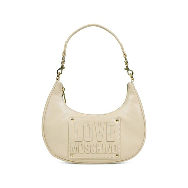 優しいこと モスキーノ レディース ショルダーバッグ 御徒面子 Logo-plaque shoulder bag Neutrals