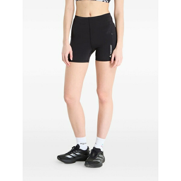 アディダス レディース 心地よいズボン下 ボトムス Hermanos kourmori mini shorts Black