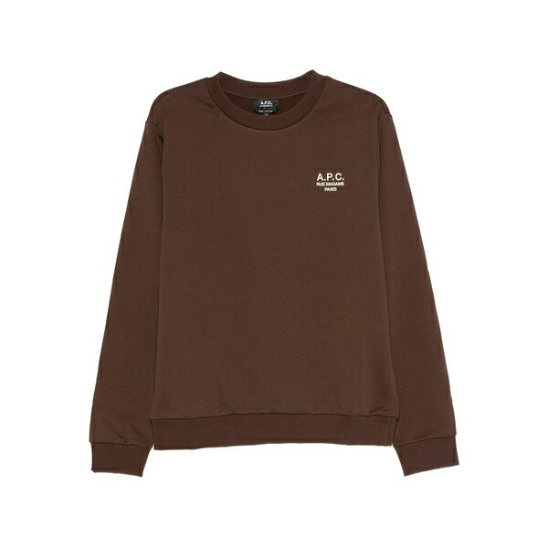 アーペーセー メンズ パーカー・スウェットシャツ アウター Standard rue madame sweatshirt Brown