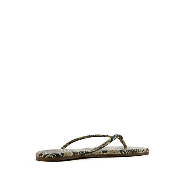 ティキーズ レディース サンダル シューズ Lily snakeskin square-toe sandals  Neutrals