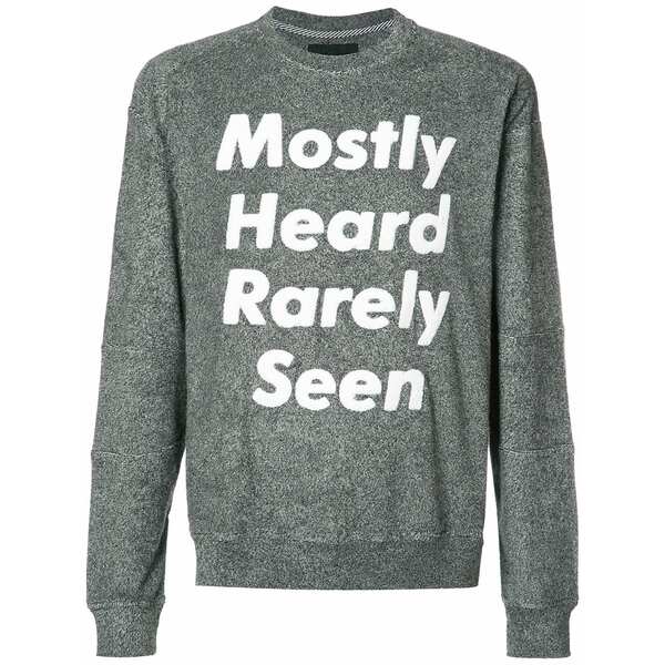 ミストリーハードレアリシーン メンズ パーカー・スウェットシャツ アウター Logo print sweatshirt  Grey