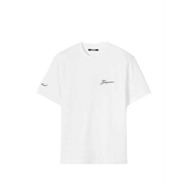 ジャクエムス メンズ ティーシャツ トップス Graphic-print courchevel t-shirt White