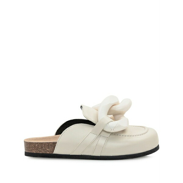 J.W.アンダーソン レディース サンダル シューズ Chain-detail mules White