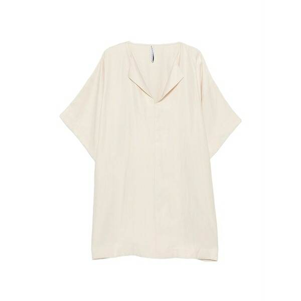リビアナコンティ レディース 衣裳 トップス V-neck short-sleeve mini dress Neutrals
